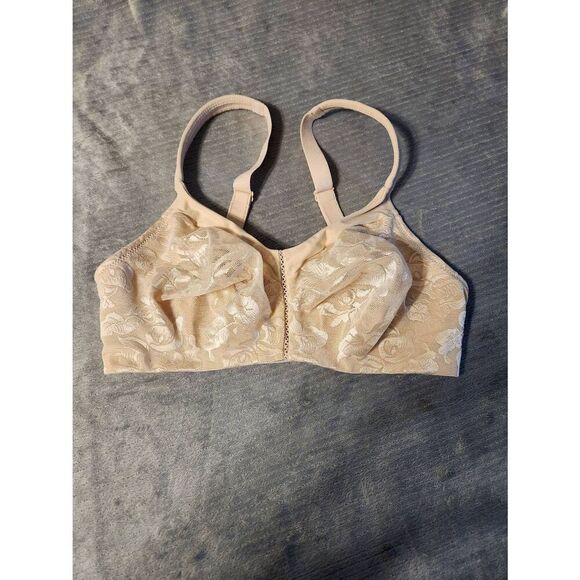 NWOT Wacoal Women's Awareness Wire Free Bra Size 38D Beige 85276 - Picture 1 of 3